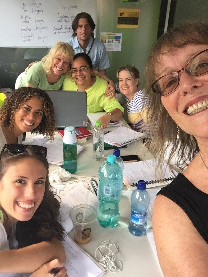 Spanish class at Habla Ya with expat residents